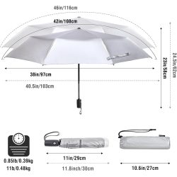 G4Free UPF 50+ UV Protection Umbrella Windproof Sun Blocking Umbrella G4Free UPF 50+ UV Protection Umbrella Windproof Sun Blocking Umbrella
