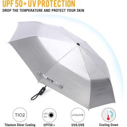 G4Free UPF 50+ UV Protection Umbrella Windproof Sun Blocking Umbrella G4Free UPF 50+ UV Protection Umbrella Windproof Sun Blocking Umbrella