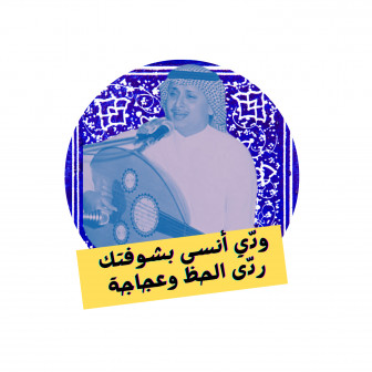 ودي أنسى بشوفتك - ستيكر حديد