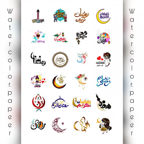 ورقه  واحده ورق مائي لطباعه على  حلا البارد 