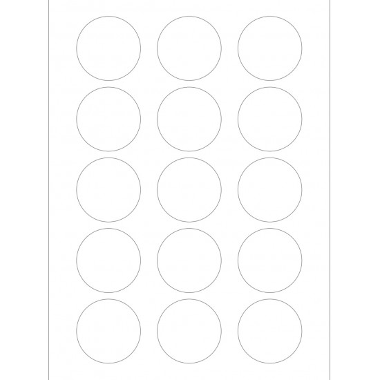 قالب  اكريلك لطباعه قياس 5 سم  6 ملل 