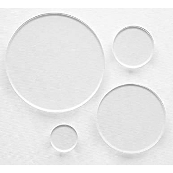 اكريلك دائري شفاف  لتثثبيت شكولاته