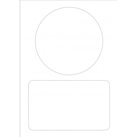 قالب  اكريلك لطباعه  دائري + مستطيل 