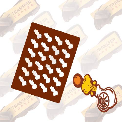 قالب اكريلك لطباعه  قياس  3.5*4