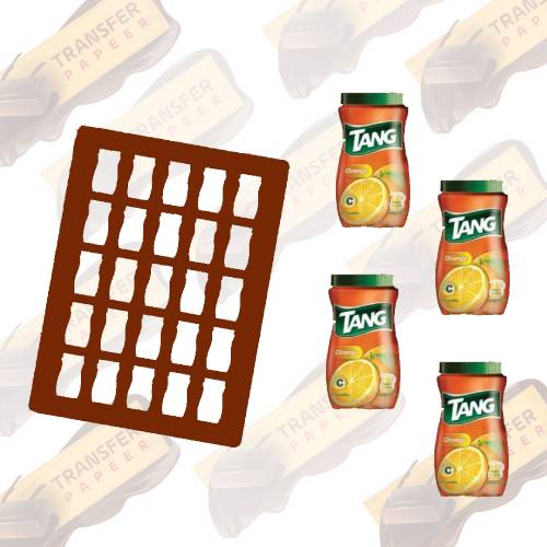 قالب اكريلك لطباعه  قياس  4.5 *2.5