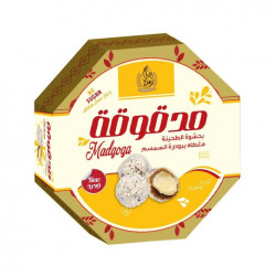 مدقوقة بالطحينية بدون سكر