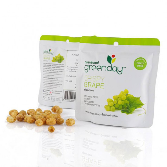 حبات العنب المجففة والمقرمشة