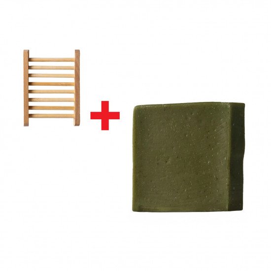 صابونة المورينجا الطبيعية مع هدية صحن مجاني