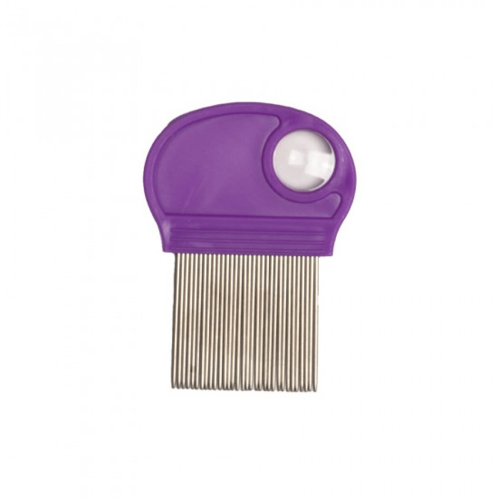 مشط القمل المعدني بعدسة مكبرة مشط القمل المعدني بعدسة مكبرة