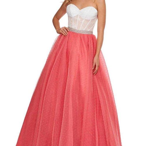 Rachel Allan Coral -Whita dress Rachel Allan Coral -Whita dress