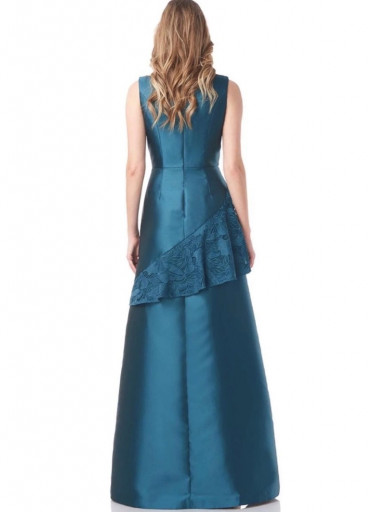 Key Anger Ruffle Gown