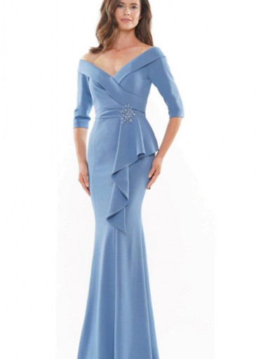 Rina Di Montella Drape Gown