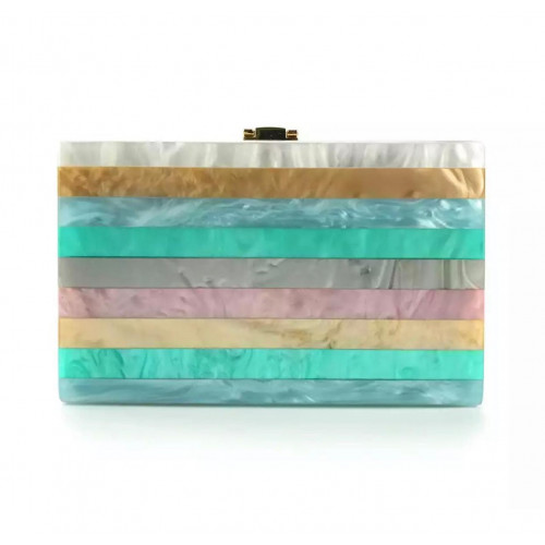 حقيبة يد أنيقة من الرخام و الاكريلك