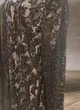 Embroidered lace gown
