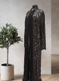 Embroidered lace gown