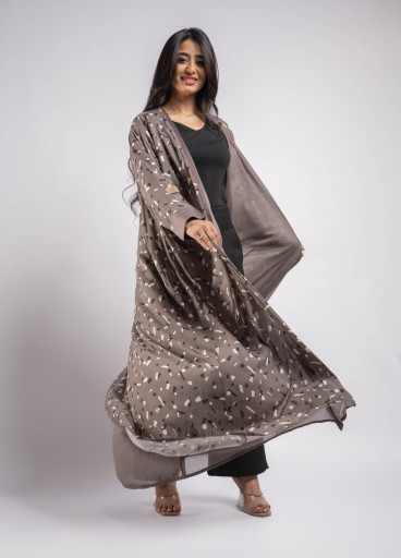 عباية قطن مشجر