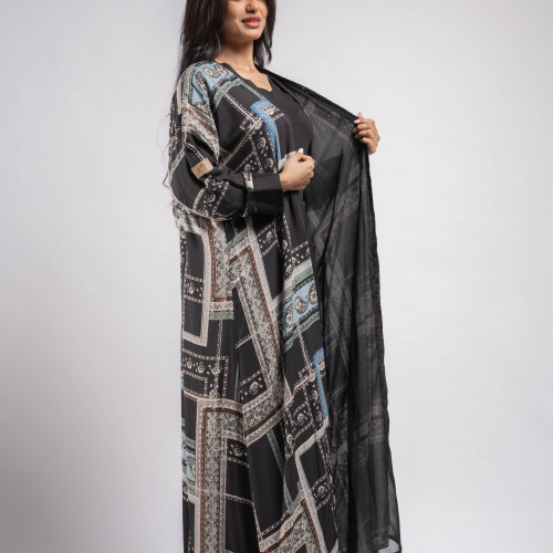 عباية قطن مشجر