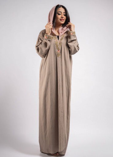 عباية كريب ملونة