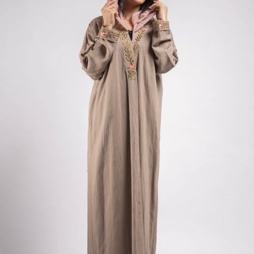 عباية كريب ملونة