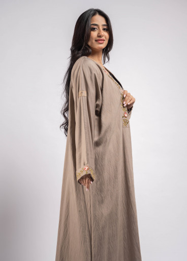 عباية كريب ملونة