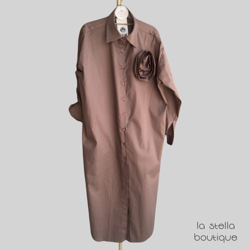 Cotton Shirt Dress