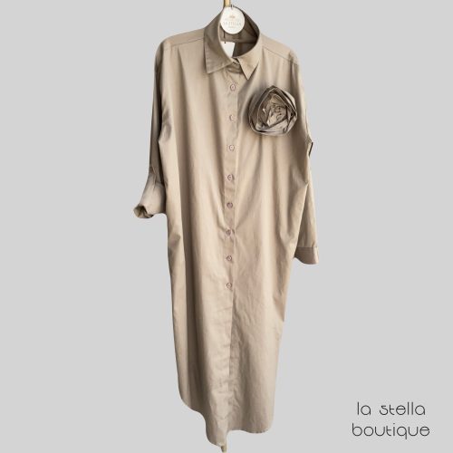 Cotton Shirt Dress
