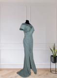  Tiffany Embellished Crepe Gown 