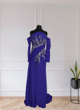 Crepe Embellished Gown