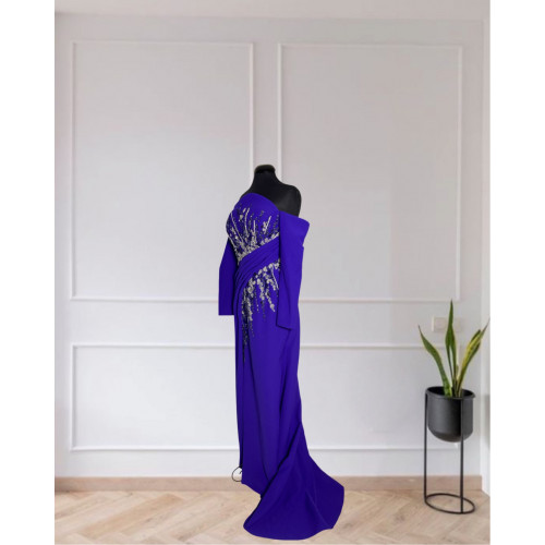 Crepe Embellished Gown