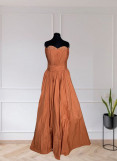 Beaded Taffeta Gown