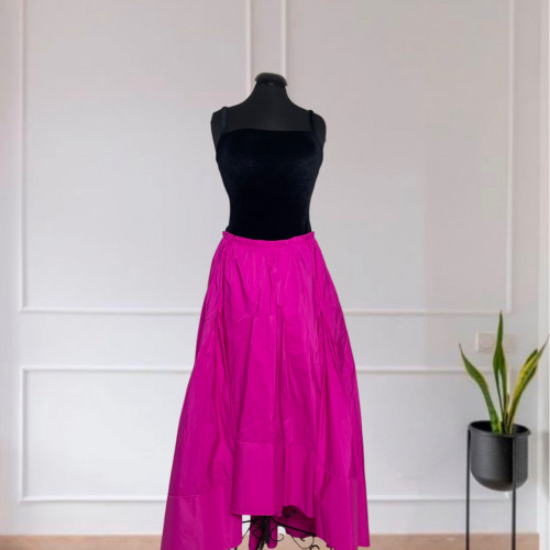Taffeta High- Low Skirt