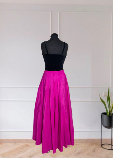 Taffeta High- Low Skirt