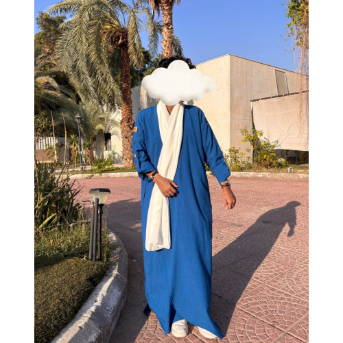 عباية كريب ملونة