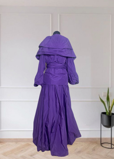 Taffeta Jacket & Skirt Matching Set