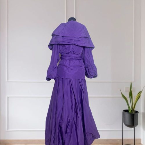 Taffeta Jacket & Skirt Matching Set
