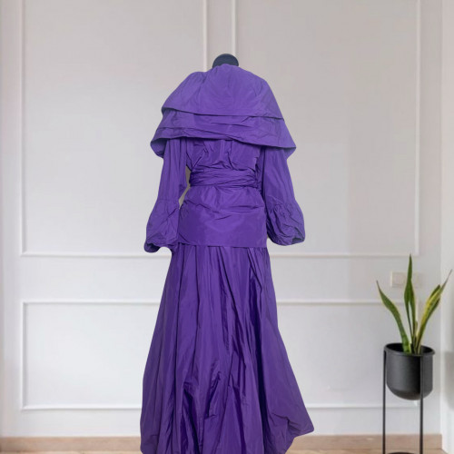 Taffeta Jacket & Skirt Matching Set