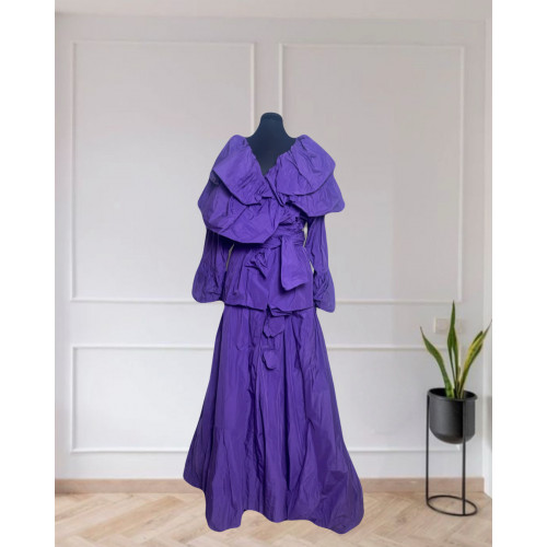 Taffeta Jacket & Skirt Matching Set