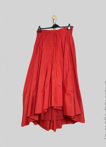 Taffeta High- Low Skirt