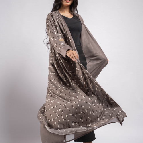 عباية قطن مشجر