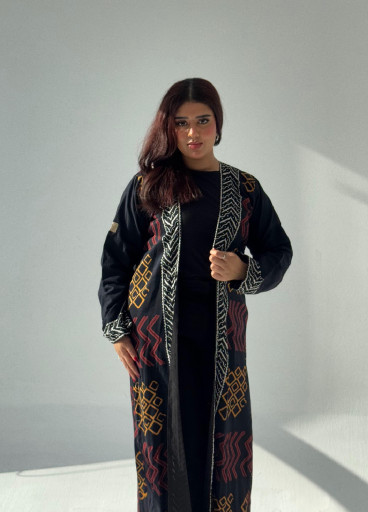 عباية قطن مشجر