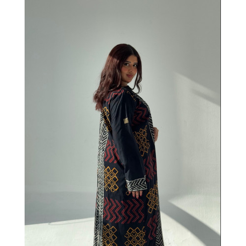 عباية قطن مشجر