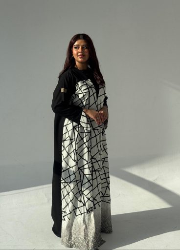 Crepe- Linen Abaya