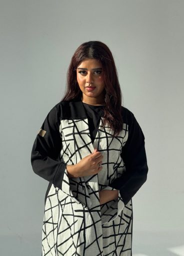 Crepe- Linen Abaya