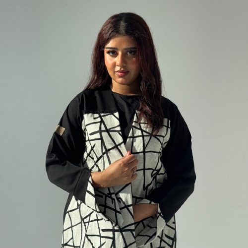 Crepe- Linen Abaya