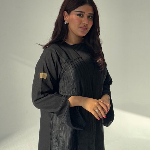 Crepe- Linen Abaya