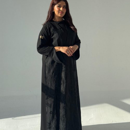 Crepe- Linen Abaya