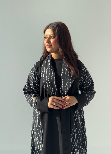 عباية كريب وقطن مموج