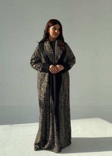 عباية كريب مع قطن