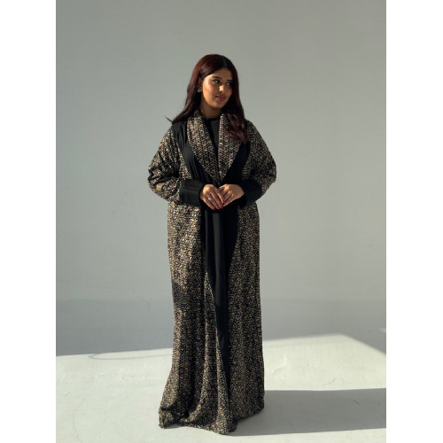 عباية كريب مع قطن