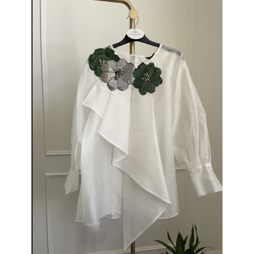 بلورز اورجنزا مطرزة